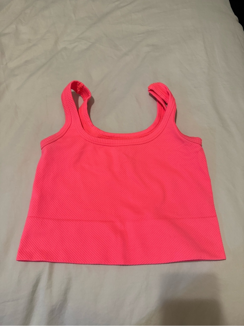 Gb crop top neon orange size large